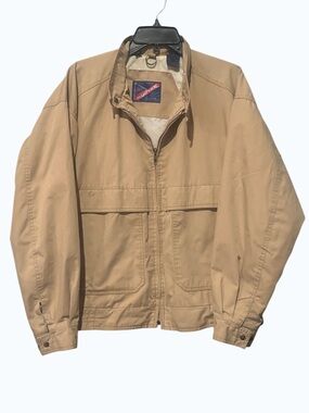 Mighty Mac Vintage Khaki Men's Zip-Front Jacket
